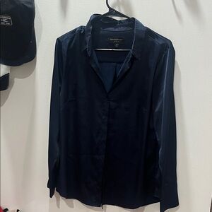 Banana Republic Dark Blue Casual Button Down Shirt